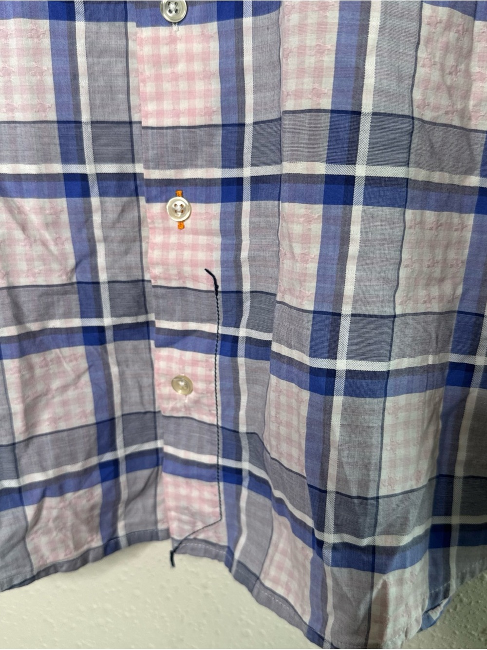 HUGO BOSS Boss Orange Plaid Button Shirt, XL - Picture 3 of 15